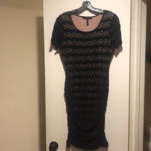 BCBG black lace cocktail dress